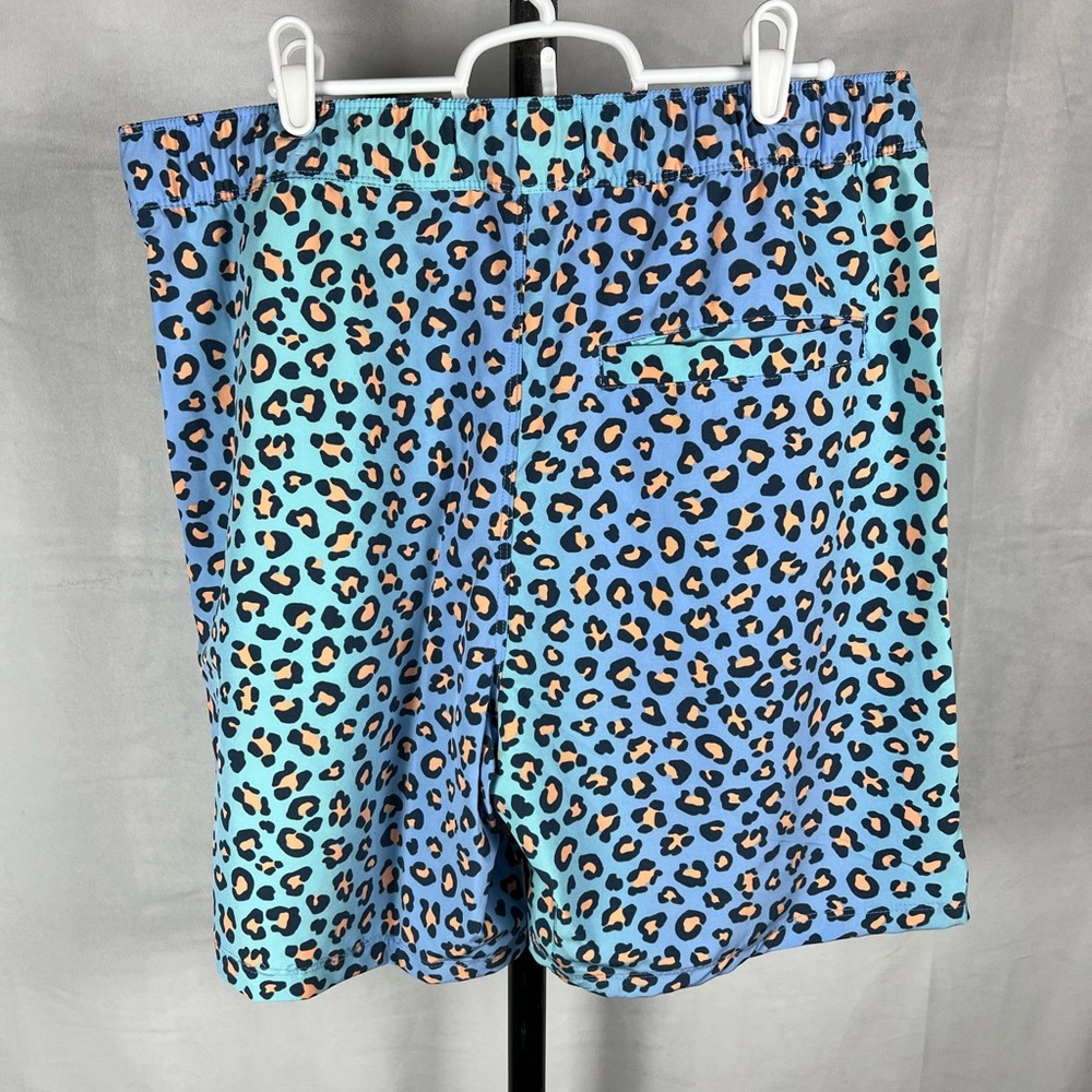 Edgar + Ash Mens Swim Board Shorts Leopard Medium - Picture 5 of 5